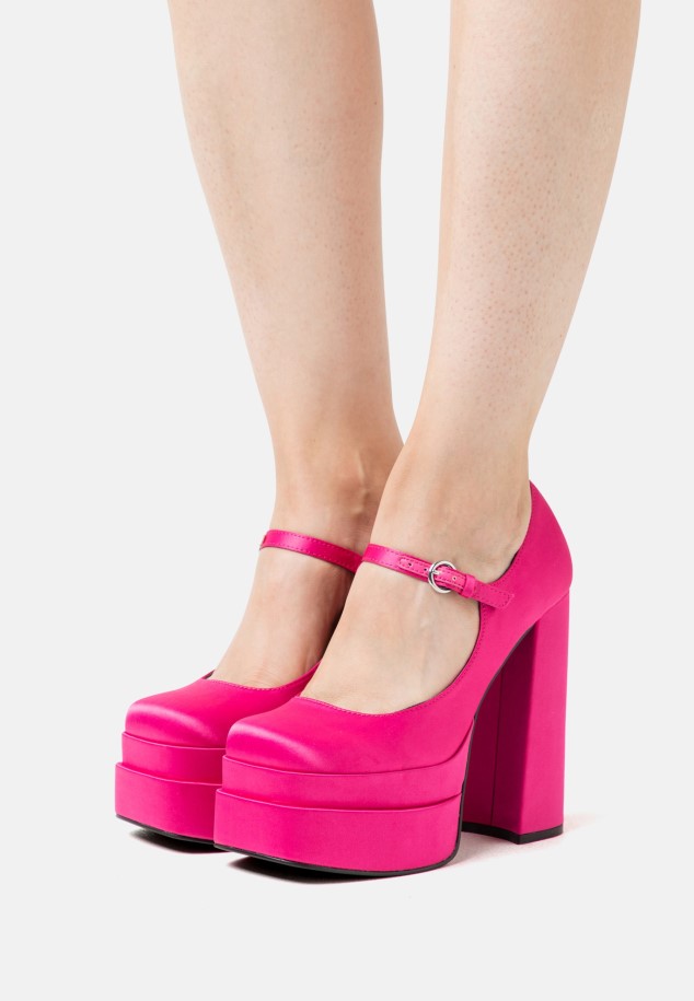Vegan Noella - Platform Heels Gabor Brightpink
