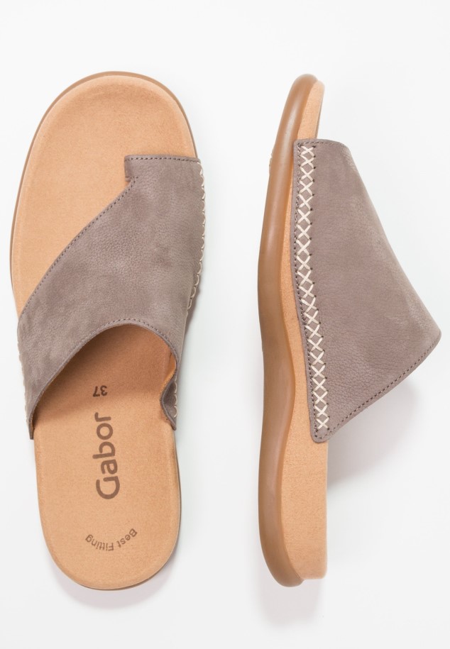 T-Bar Sandals Gabor Grey