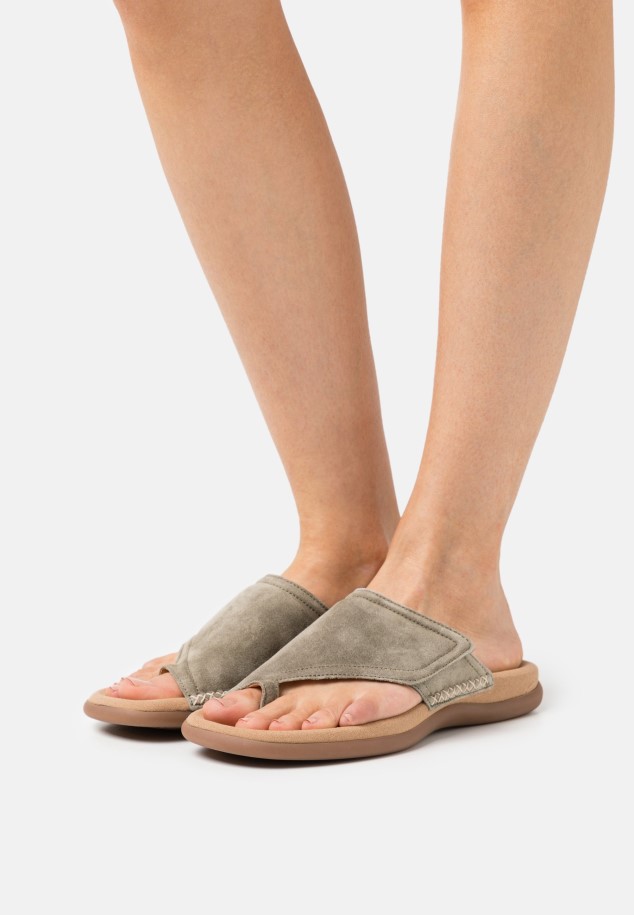 T-Bar Sandals Gabor Grey
