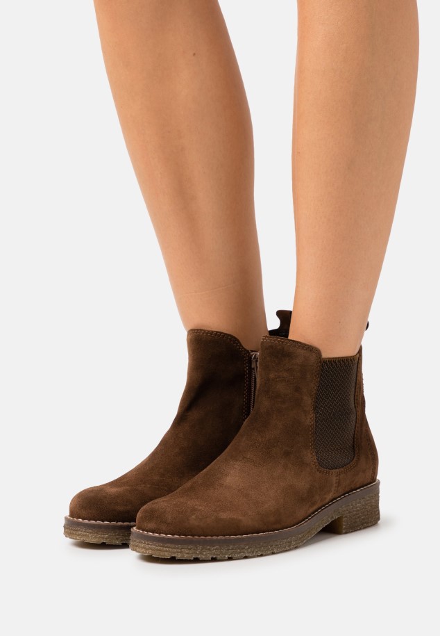 Brown Gabor Classic Ankle Boots