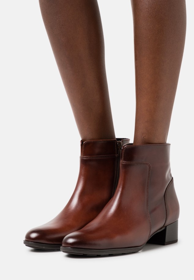 Brown Gabor Classic Ankle Boots