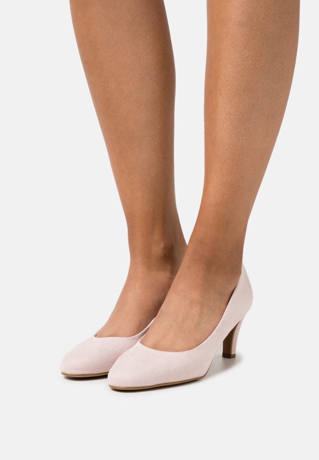 White Gabor Classic Heels