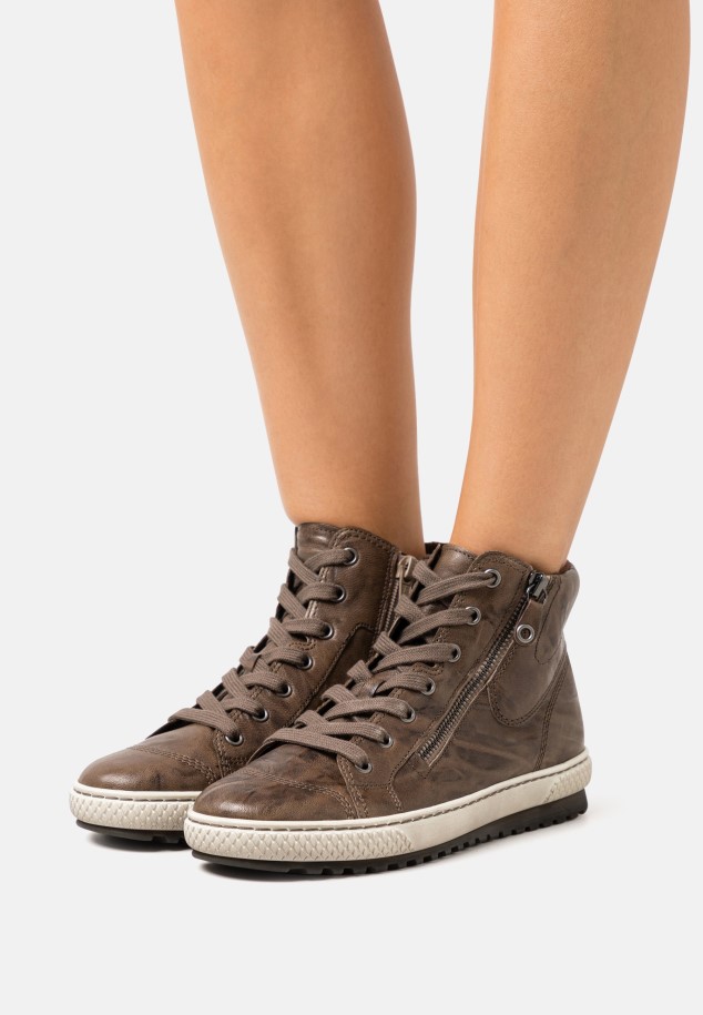 High-Top Trainers Dark Brown Gabor
