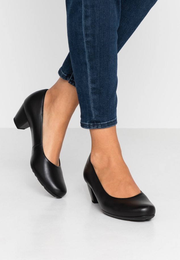Black Gabor Wedges