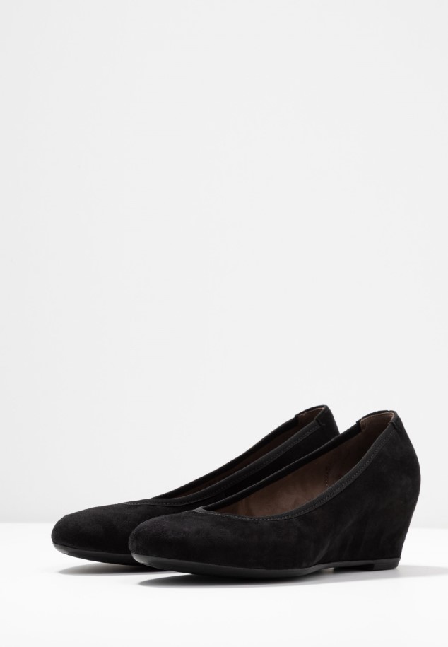 Black Gabor Wedges