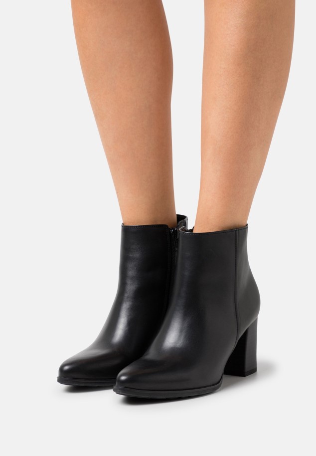 Women Black Gabor Classic Ankle Boots