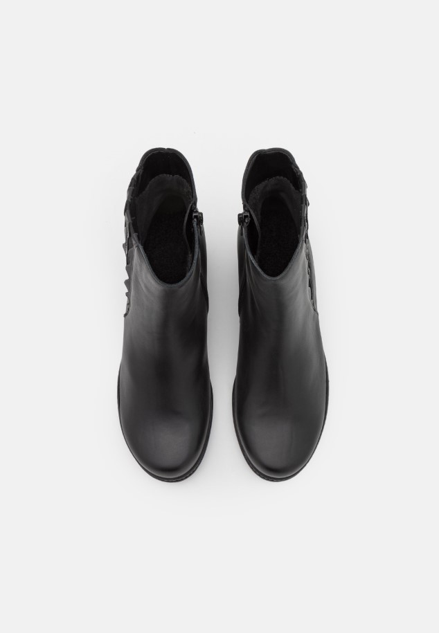 Women Black Gabor Classic Ankle Boots