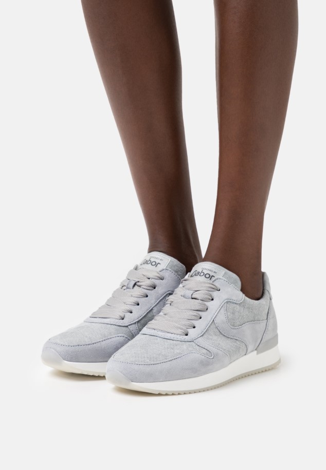 Silver Gabor Trainers