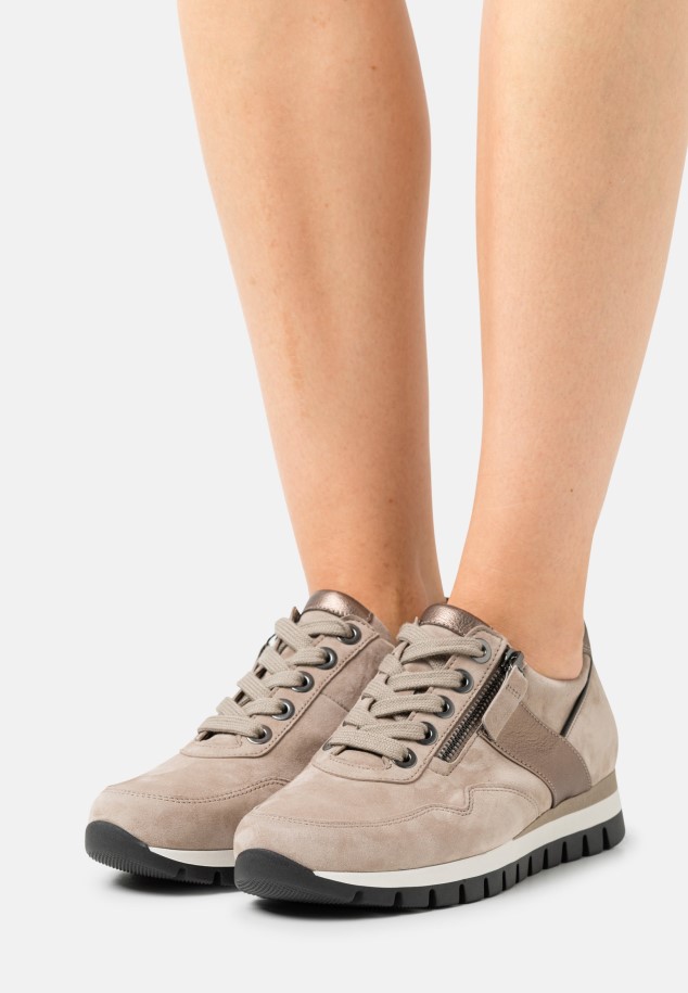 Silver Gabor Trainers