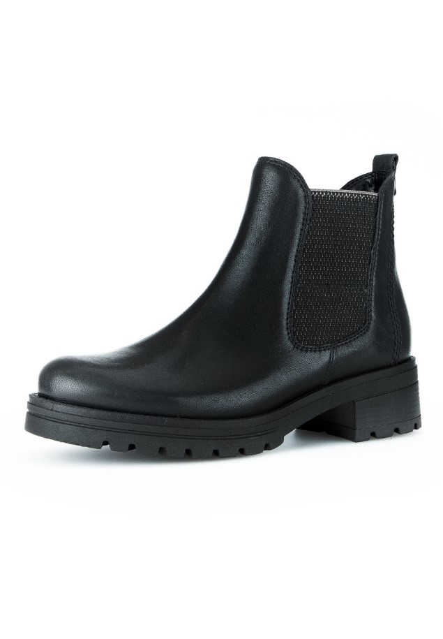 Black Gabor Classic Ankle Boots