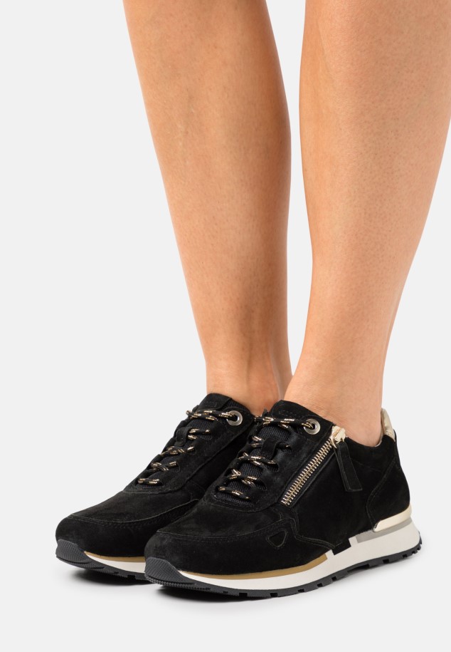 Gabor Black Trainers