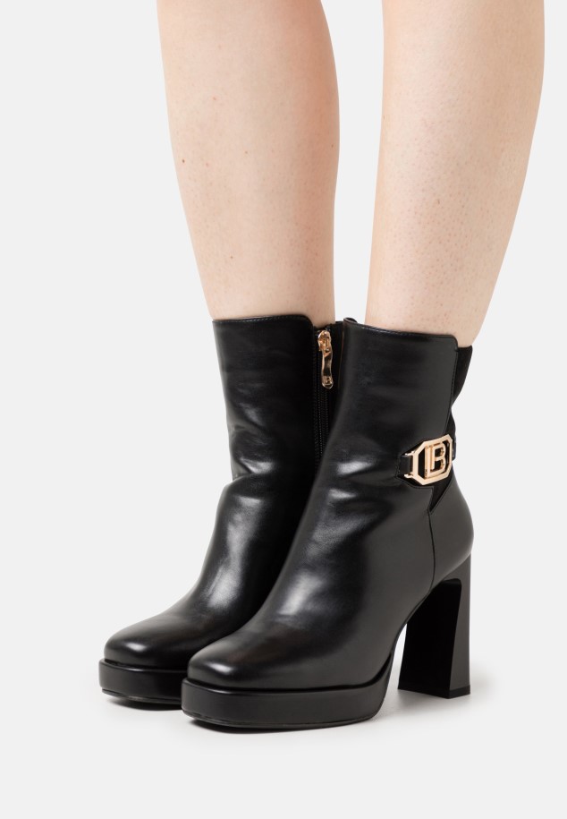 Platform Ankle Boots Black Gabor