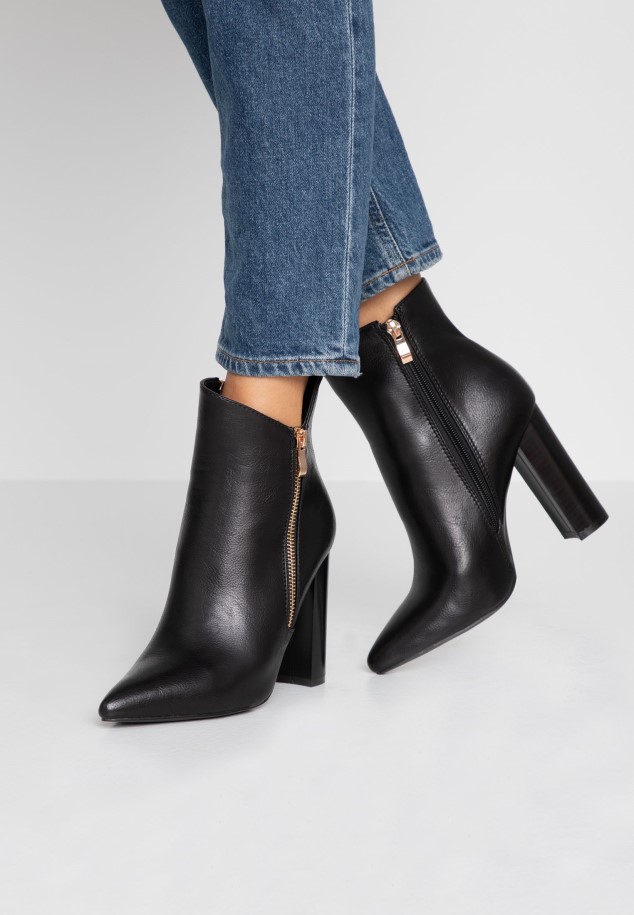 Platform Ankle Boots Black Gabor