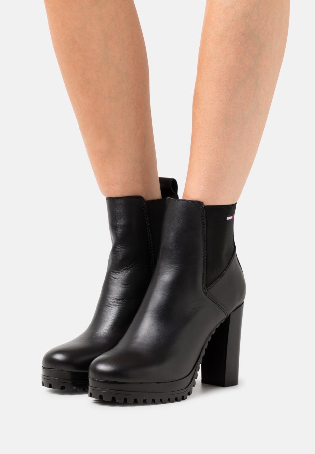 Platform Ankle Boots Black Gabor