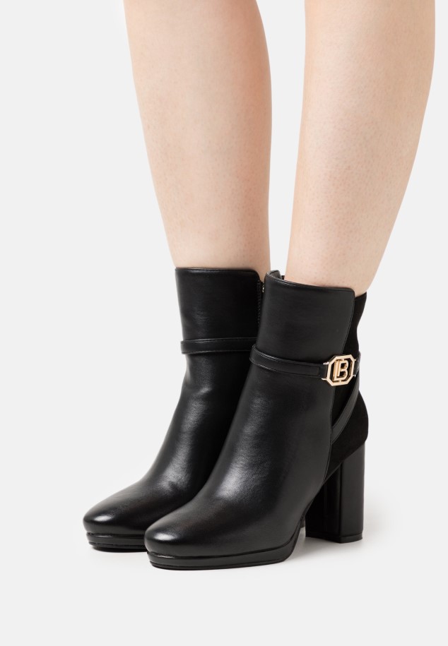 Platform Ankle Boots Black Gabor