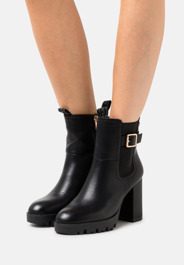 Platform Ankle Boots Black Gabor