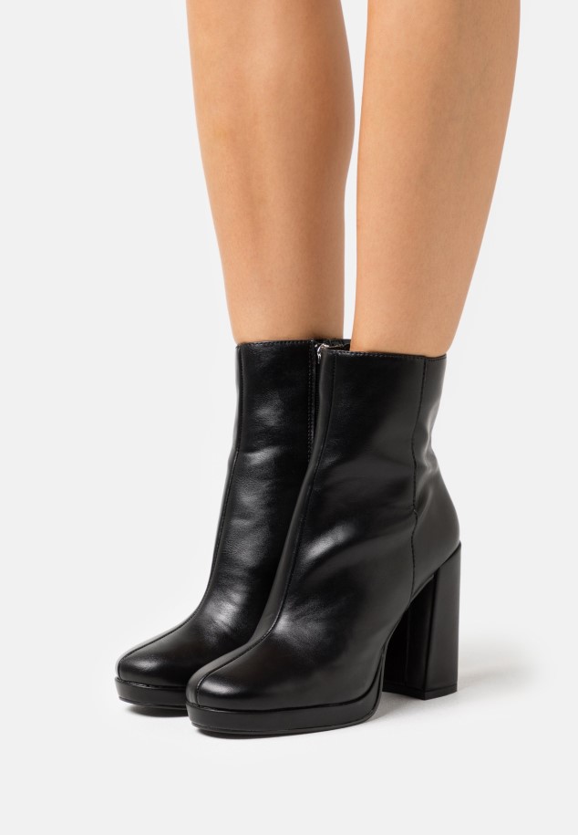 Platform Ankle Boots Black Gabor