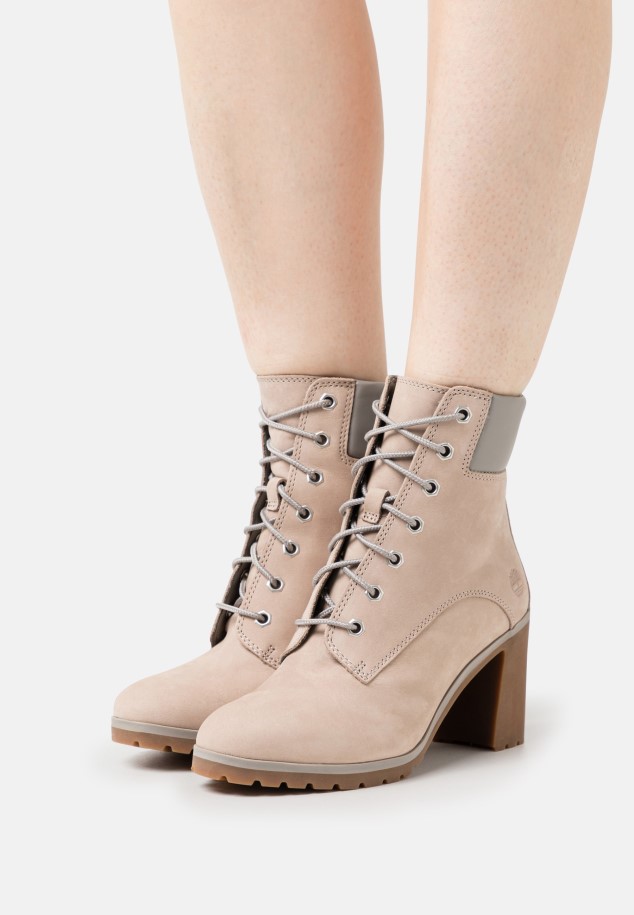 Dust Gabor Lace-Up Ankle Boots