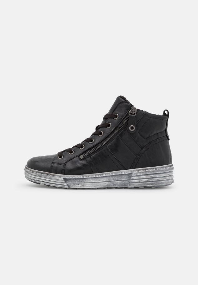 Gabor Black High-Top Trainers