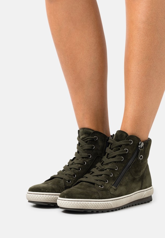 Gabor Black High-Top Trainers