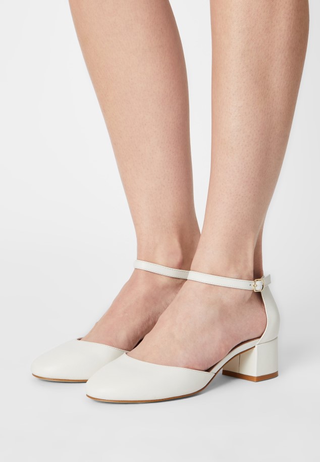 Leather Pumps - High Heels Silver Gabor