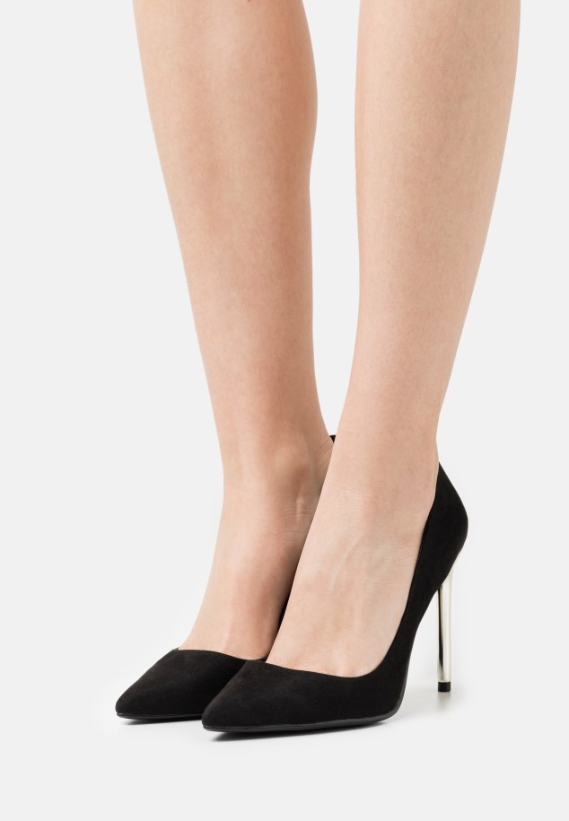 Black Gabor Wide Fit Reggie - Classic Heels