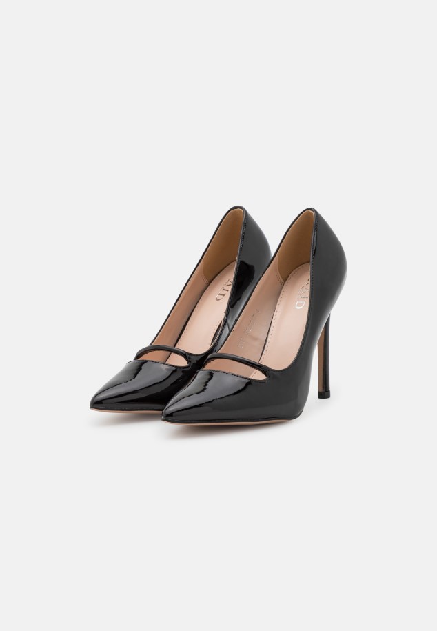 Black Gabor Wide Fit Reggie - Classic Heels