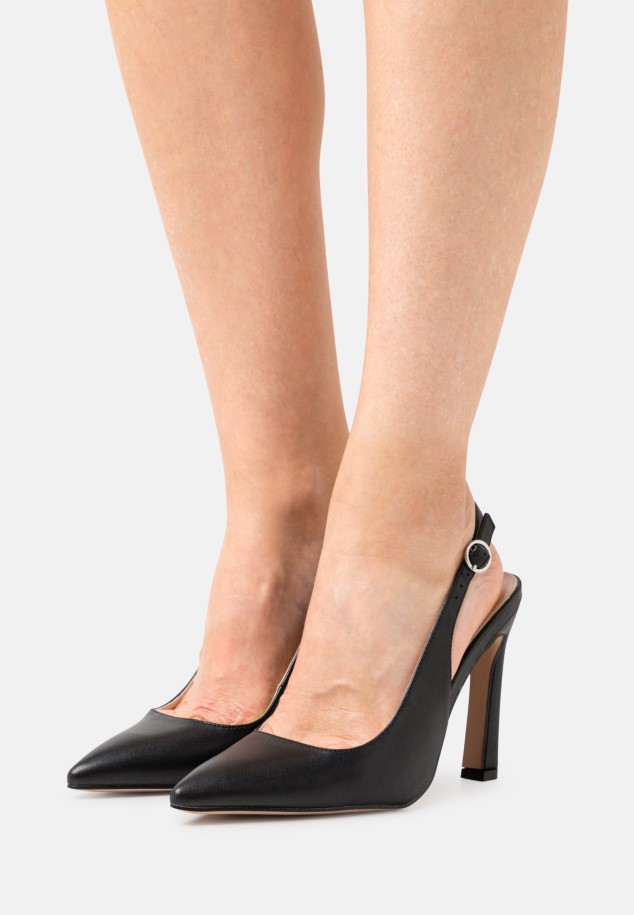 Black Gabor Wide Fit Reggie - Classic Heels