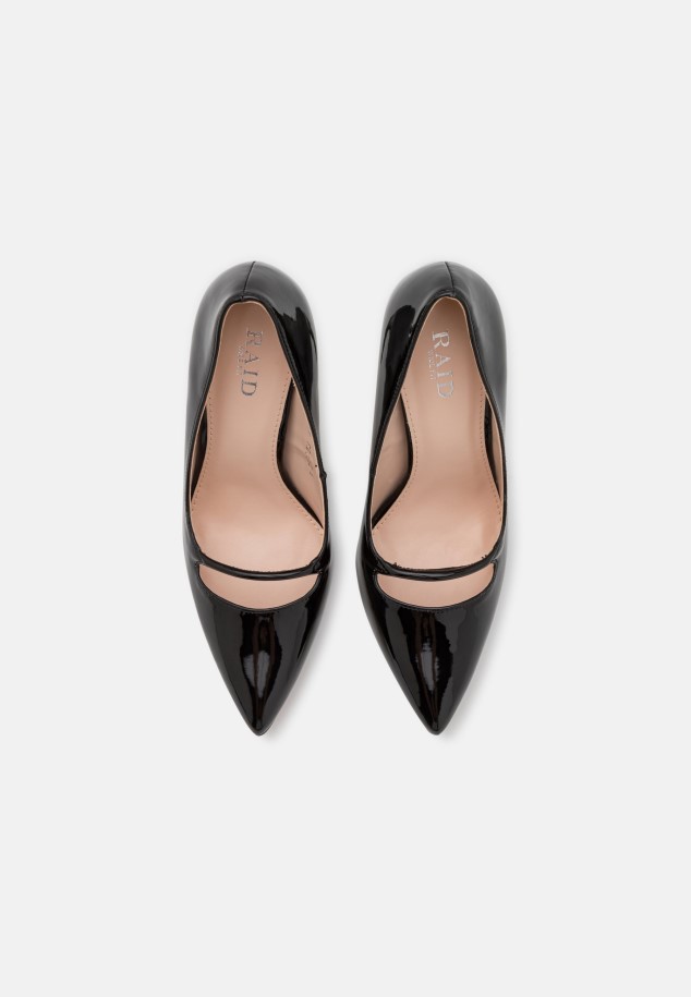 Black Gabor Wide Fit Reggie - Classic Heels