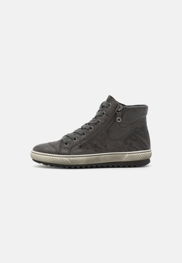 Black Gabor High-Top Trainers Women