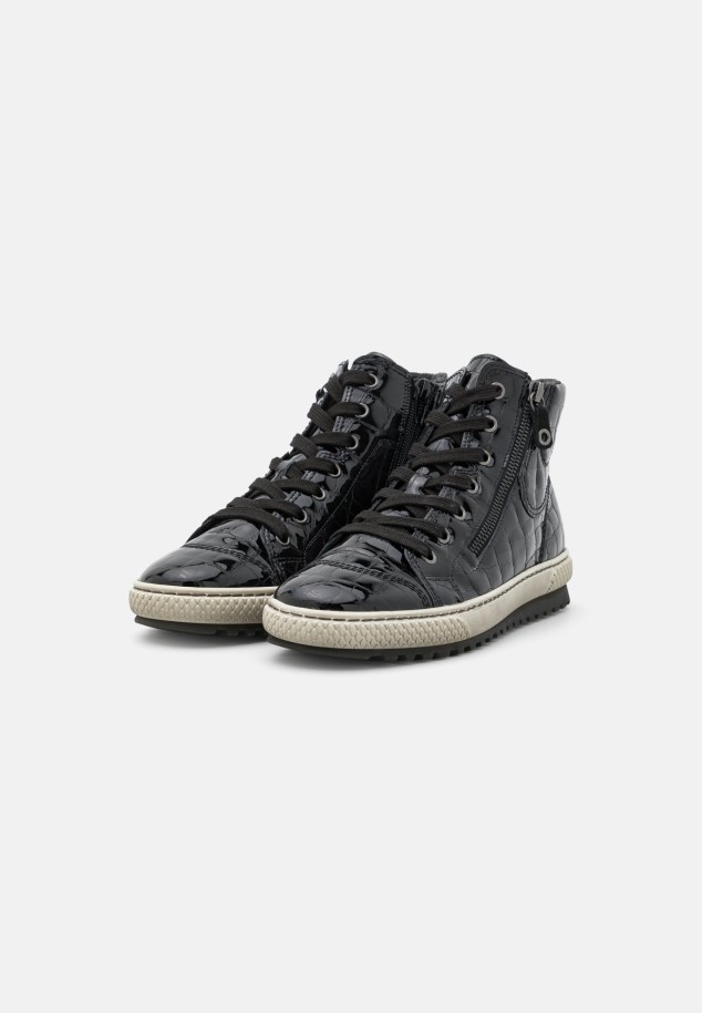 Black Gabor High-Top Trainers Women