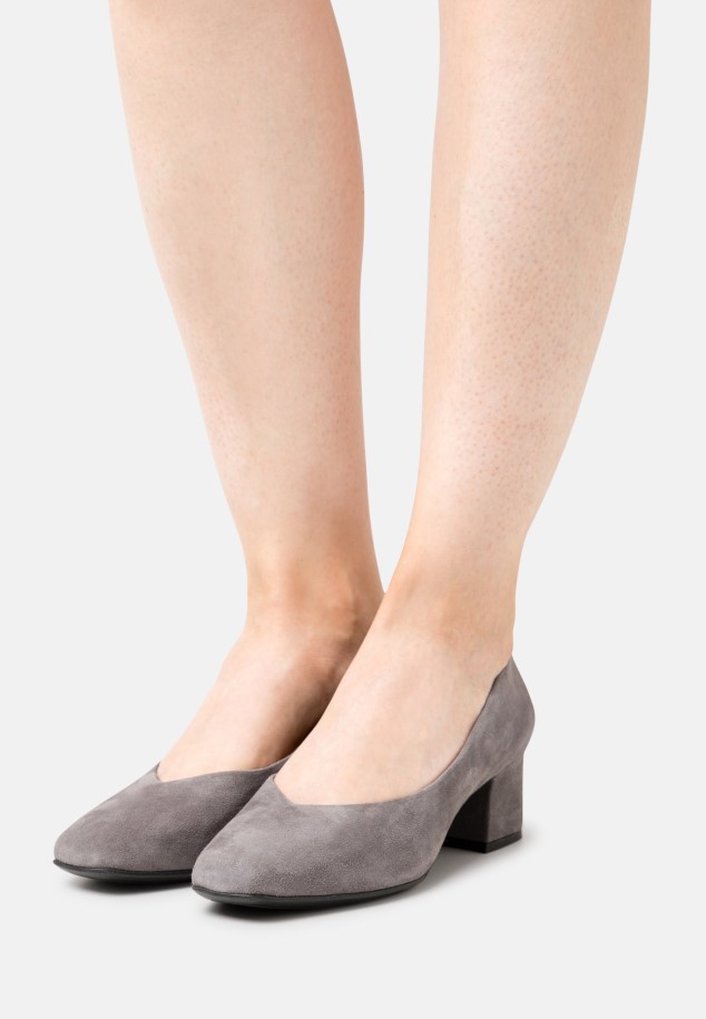 Gabor Light Grey Classic Heels