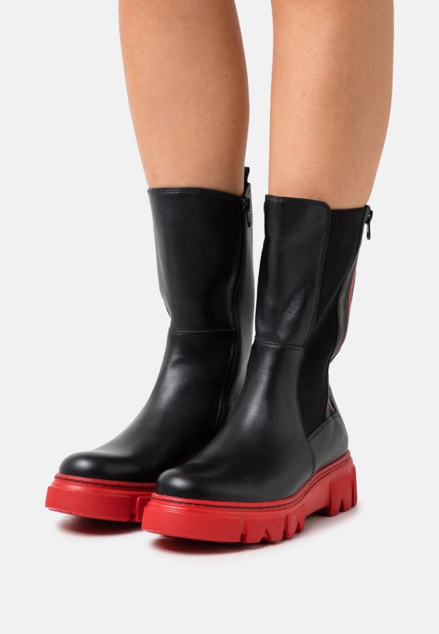 Gabor Platform Boots Rosso