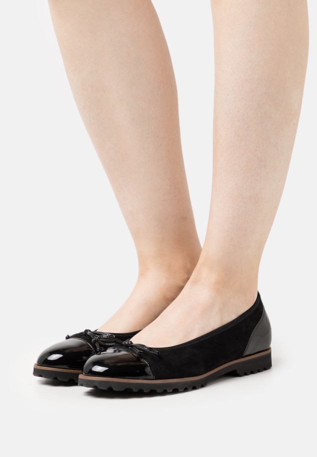 Gabor Black Ballet Pumps