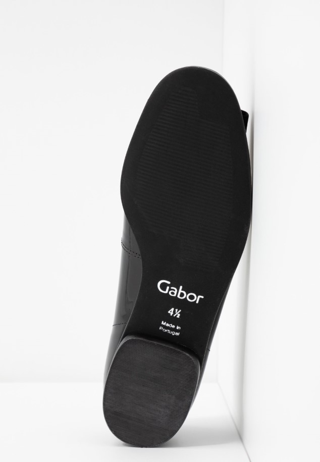 Gabor Black Ballet Pumps