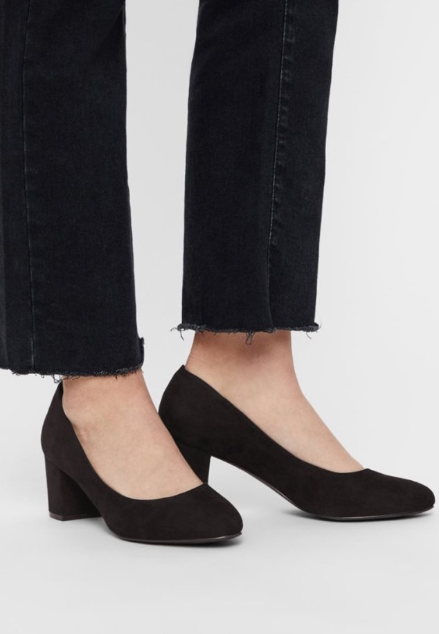 Black Gabor Leather - Classic Heels